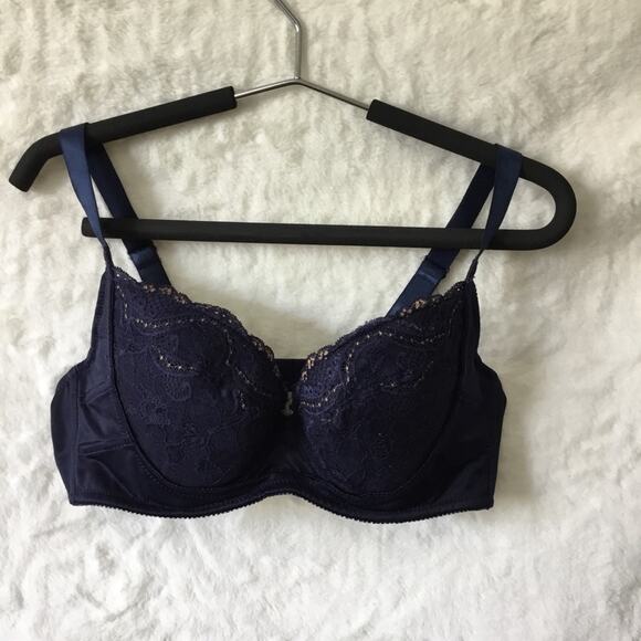 BodiBra Other - BodiBra Navy Lace Support & Shaping Bra